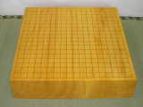 本榧柾目一枚物三寸二分卓上碁盤（G115）